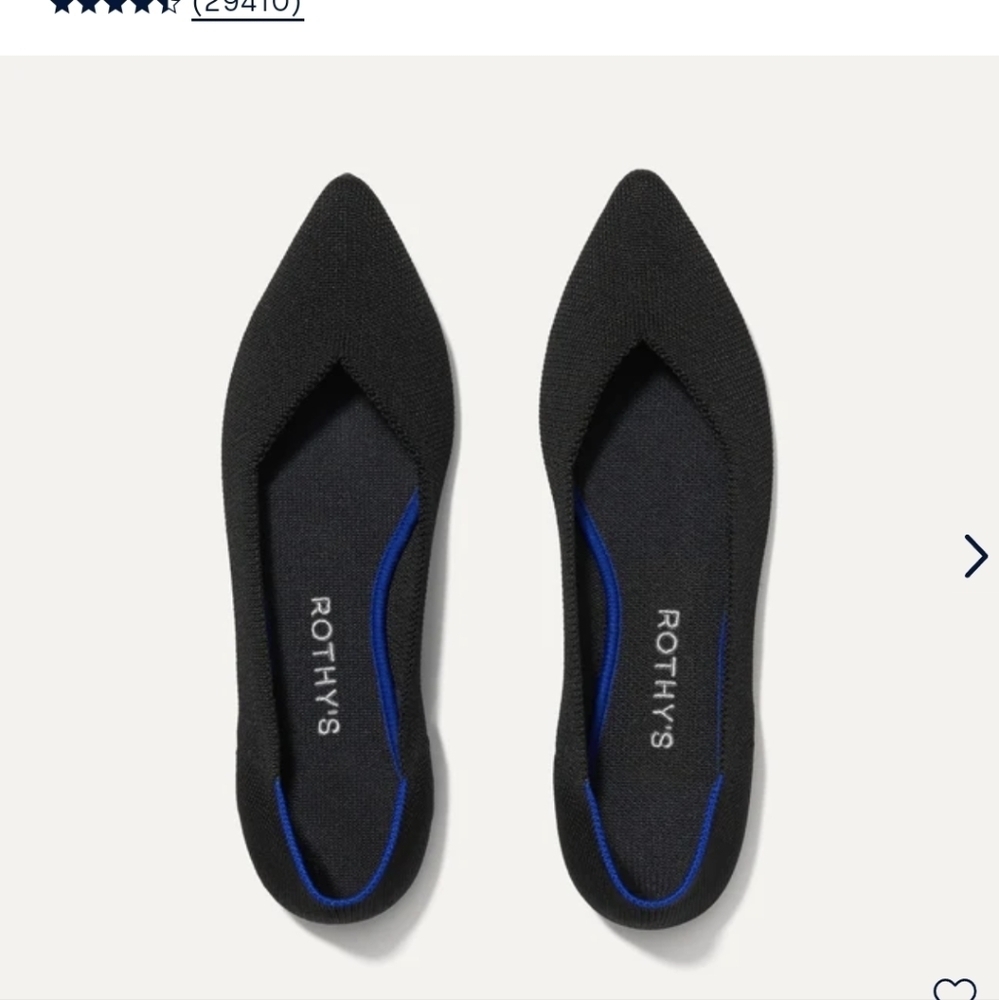 Rothy's The Point In Solid Black